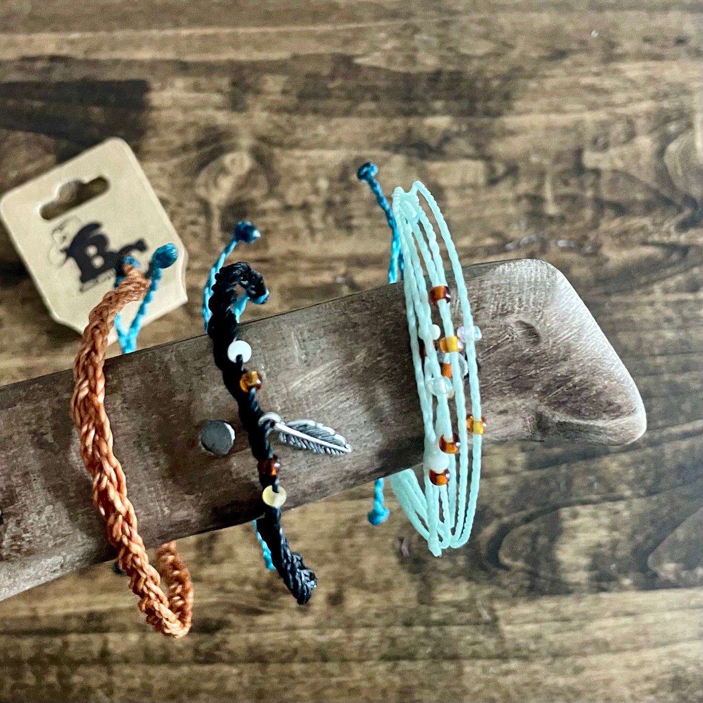 Feather Bracelet Set