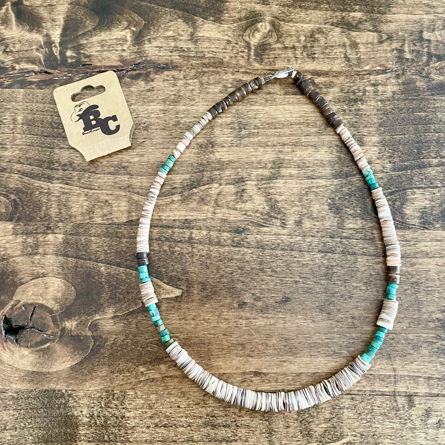 Turquoise and Pen shell Necklace