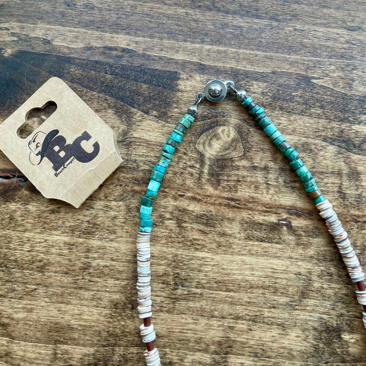 Turquoise & Pen shell Necklace