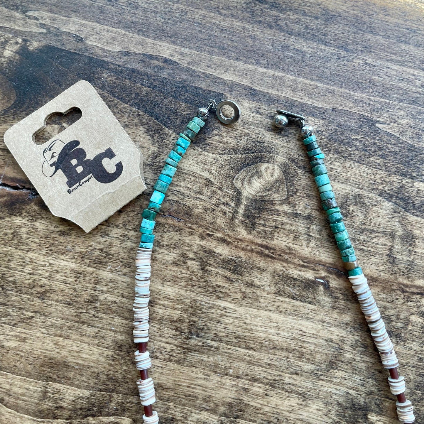 Turquoise & Pen shell Necklace